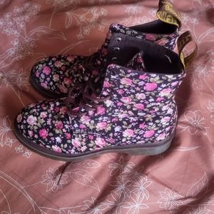 Dr. Martens Floral Boots